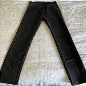 Black Mens 505 Levi Jeans